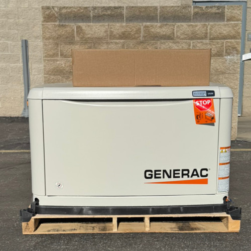 Generac 7225 14kW Guardian Generator with 200A SE Transfer Switch (Scratch & Dent) - Front
