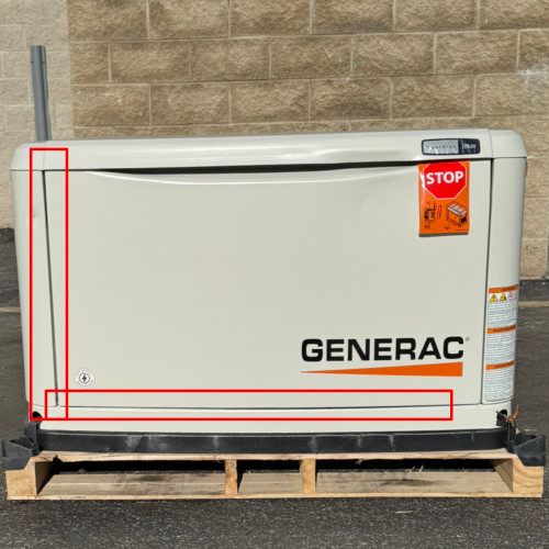 Generac 7228 18kW Guardian Generator with 200A SE Transfer Switch (Scratch & Dent)
 - Front