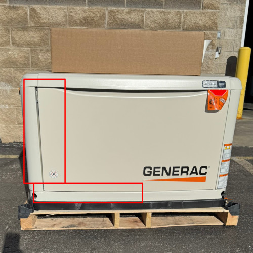 Generac 7291 26kW Guardian Generator with 200A SE Transfer Switch (Scratch & Dent) - Front
