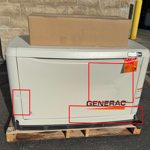 Generac 7291 26kW Guardian Generator with 200A SE Transfer Switch (Scratch & Dent) - Front