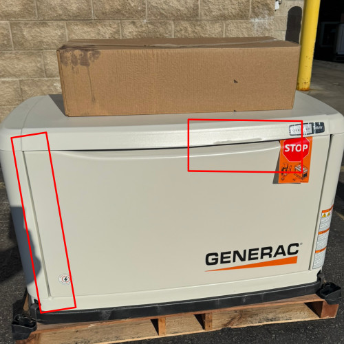 Generac 7291 26kW Guardian Generator with 200A SE Transfer Switch (Scratch & Dent) - Front