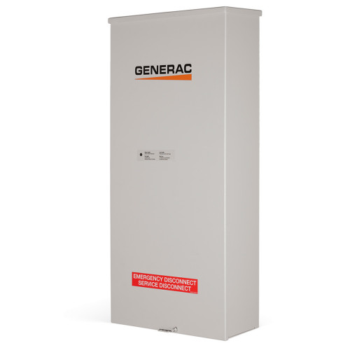 Generac 9939 200A 1ph-120/240V Service Rated Nema 3R Automatic Transfer Switch with 20-40 Circuit Load Center