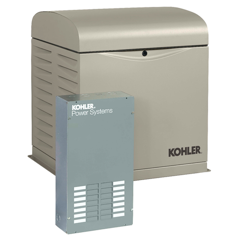 Kohler 12RESVL-100LC12 12kW Generator with 100A 12-circuit Transfer Switch
