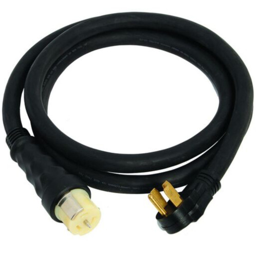 Generac 6330 10ft 50A Generator Cord with NEMA 1450 Male & Locking CS6364 Female Ends
