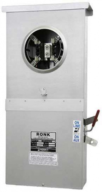 Ronk 7103MS 100A Meter-Rite 1ph-120/240V Double-Throw Switch with Horn Bypass Meter Socket