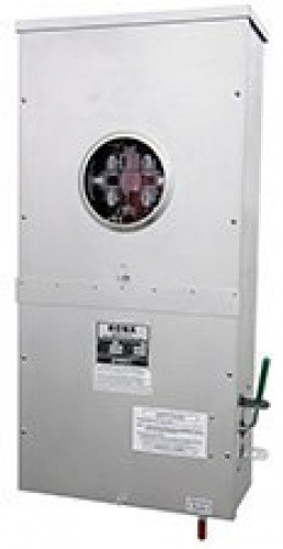 Ronk 7215MSH-UG 200A Meter-Rite Service Rated Double-Throw Switch with Horn Bypass Meter Socket for Underground Service