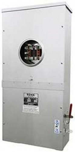 Ronk 7410MS 400A Meter-Rite Double-Throw Switch with Lever Bypass Meter Socket