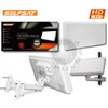 Selfsat H30D2+ Twin Output LNB Flat Antenna with Window Mount