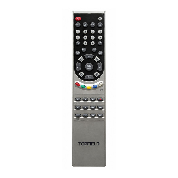 Topfield TF5010PVR Masterpiece Genuine Original Remote Control – Silver