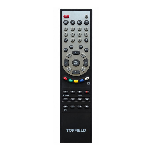 Icecrypt T2200HD Genuine Replacement Remote by Topfield - Black