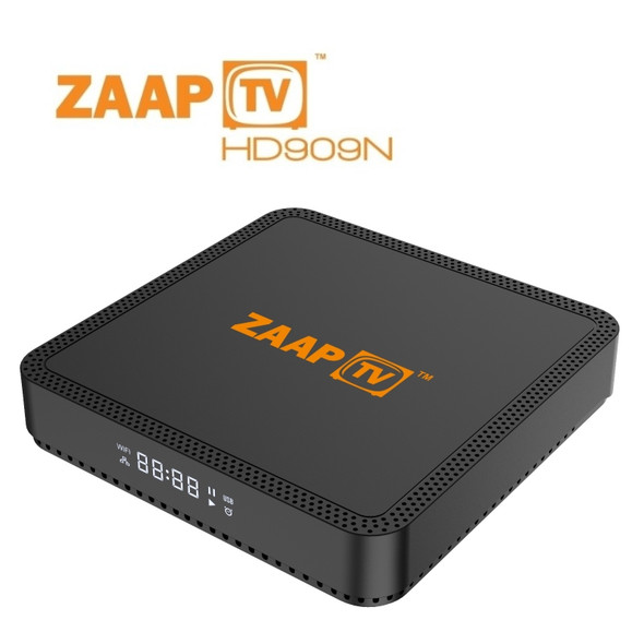 Zaap TV HD909N Greek TV Set Top Box 2 Years