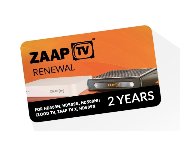 Zaap TV Arabic Renewal - 2 Years