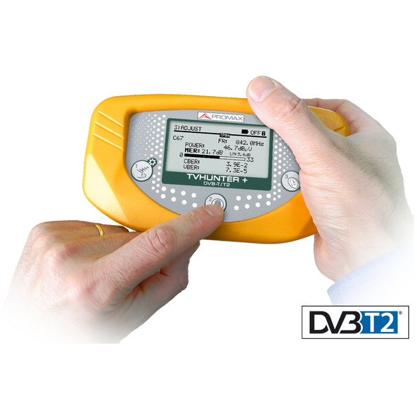 Promax TVHunter+ DVB-T/T2 Signal Hunter