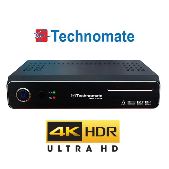Technomate TM-Twin 4K UHD Twin Tuner PVR Linux Enigma2