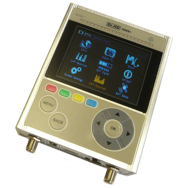 Dr HD 1000S+ Colour Spectrum Satellite Meter with CCTV Function