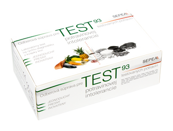 SEPEA 93 Food Intolerance Test - professional laboratory test for food intolerance - blood sample set for home collection.