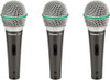 Samson Q6 Dynamic Microphone (3-pack)