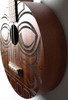 Eddy Finn EF-MNTK Tiki Face Concert Size Round Body Mahogany Ukulele