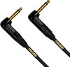 Mogami Gold Instrument-RR Guitar Pedal Effects/Instrument Cable, 1/4" TS Male Plugs, Gold Contacts, Right Angle Connectors