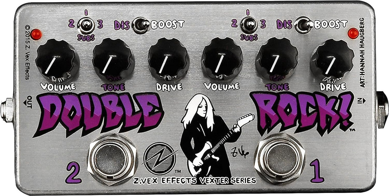 ZVEX Effects Double Rock Vexter Series Distortion Boost Guitar