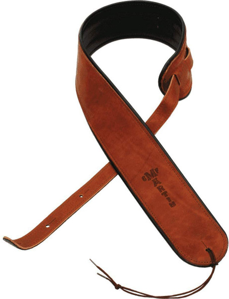 Martin Premium Rolled Leather Guitar Strap - Brown