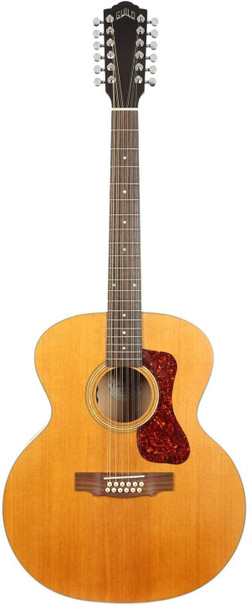 Guild Guitars Westerly Collection Acoustic-Electric Guitar, Right, Blonde (F-2512E Maple 12-string)