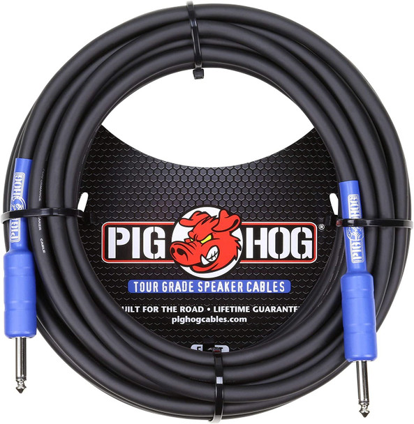 Pig Hog Speaker Cable 14 Gauge Wire 1/4 in. to 1/4 in.