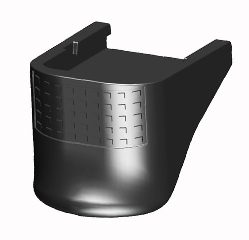 Garrison Grip .875 Inch Grip Extension Fits GLOCK 43 G43 9mm