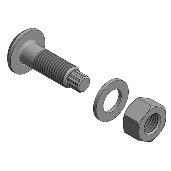 3/4"-10 x 1-3/4" A325 Tension Control Bolt (20 Pack)