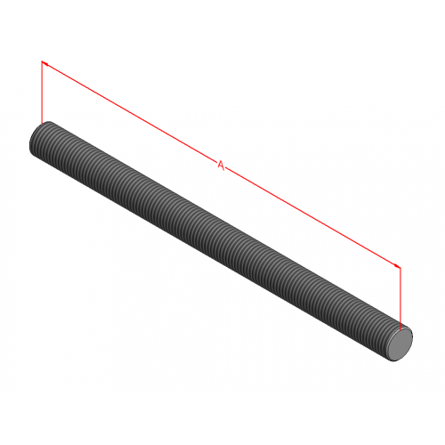 5/8"-11 Grade 55 Threaded Rod (Plain)