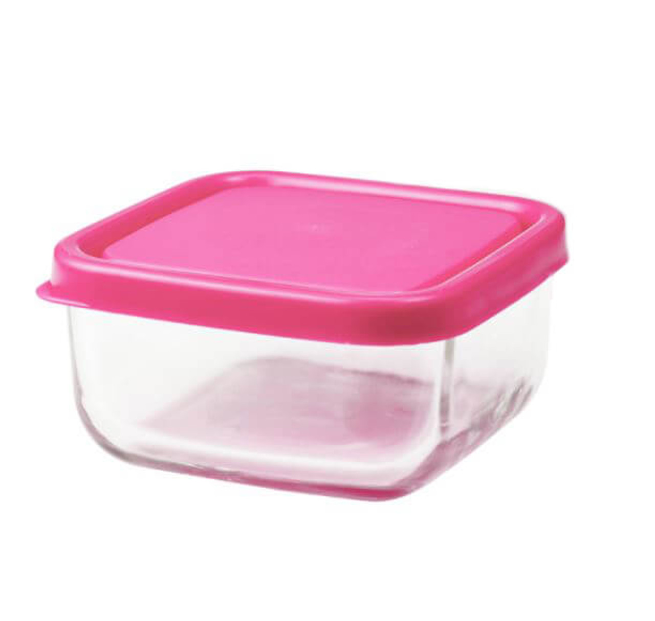 Glass Tot Food Cubes - PINK / 3 oz / 1 Pack - Innobaby