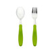 Din Din SMART Spoon & Fork Set with Plastic handle (case included)