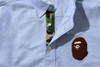 Picture No.6 of BAPE LARGE APE HEAD OXFORD BD SHIRT 1H80-131-007