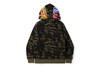 Picture No.6 of BAPE [BAPE X OVO] WOODLAND CAMO SHARK REVERSIBLE FULL ZIP HOODIE 1H73-115-903