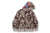 Picture No.15 of BAPE [BAPE X OVO] WOODLAND CAMO SHARK REVERSIBLE FULL ZIP HOODIE 1H73-115-903