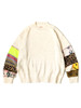 Picture No.1 of KAPITAL 5G Cotton Knit Hippie Sleeve Crew Sweater K2203KN014