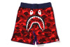 Picture No.1 of BAPE CRAZY CAMO SHARK SWEAT SHORTS 1I20-153-003