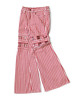 Picture No.1 of KAPITAL Canvas Gingham Check 5P Wind Pen Flare Pants L's K2204LP076