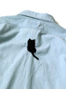 Picture No.9 of KAPITAL Chambray Black Cat Embroidery Work Shirt K1610LS226