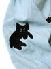 Picture No.10 of KAPITAL Chambray Black Cat Embroidery Work Shirt K1610LS226