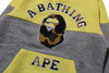 Picture No.2 of BAPE 1ST CAMO COLLEGE PATCH COLOR BLOCK CREWNECK 1I80-313-001
