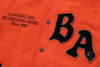 Picture No.10 of BAPE A BATHING APE RELAXED FIT VARSITY JACKET 1I80-141-001