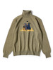 Picture No.1 of KAPITAL 12G Wool High Neck Sweater (Lady Blue Quilted) K2211KN121