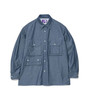 Picture No.1 of THE NORTH FACE PURPLE LABEL THE NORTH FACE PURPLE LABEL Indigo Chambray Field Shirt NT3308N 6641