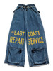 Picture No.2 of KAPITAL 12.5Oz Broken Denim East Repair Man Track Pants K2303LP064