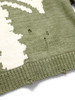 Picture No.7 of KAPITAL 5G Cotton Knit BONE Crew Sweater K2003KN022EK-1077