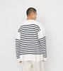 Picture No.6 of nanamica nanamica Paper Knit Stripe Crew SUJS346 6573