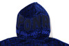 Picture No.4 of BAPE BAPE LOGO MONOGRAM VELOUR SHARK FULL ZIP HOODIE 1J30-115-010
