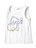 Picture No.1 of KAPITAL 30/-Bear Cotton Sheeting Tank Top (Little Bear &Amp; Harmony pt) K2303SC811