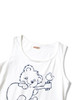 Picture No.4 of KAPITAL 30/-Bear Cotton Sheeting Tank Top (Little Bear &Amp; Harmony pt) K2303SC811